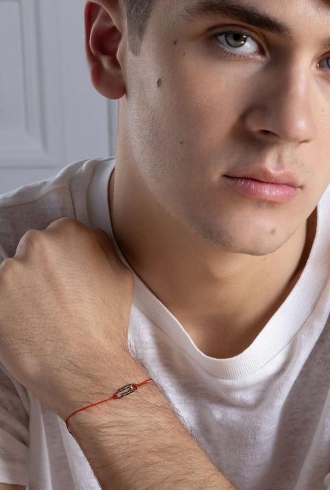 Pulsera de trombón masculina Kcolor Thread Pink Gold - Redline - 0++