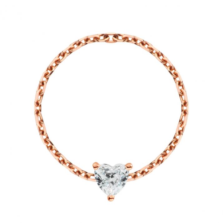 Anillo Bien Aimé cadena de oro rosa - Redline