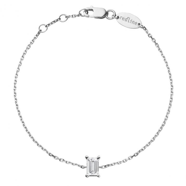 Pulsera de cadena Sa ComtesseOro Blanco - Redline