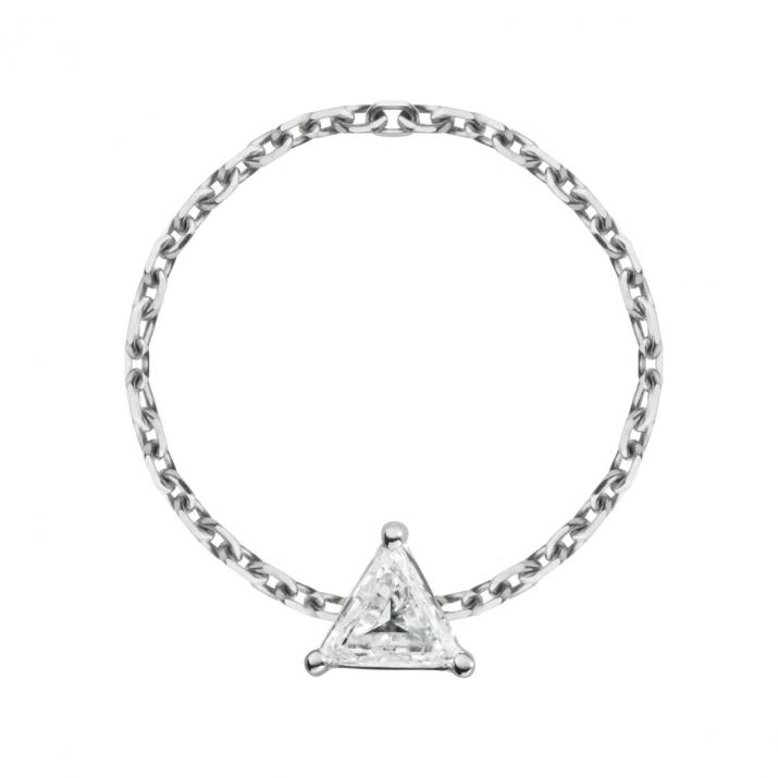 Anillo de Cadena Impératrice Oro Blanco - Redline