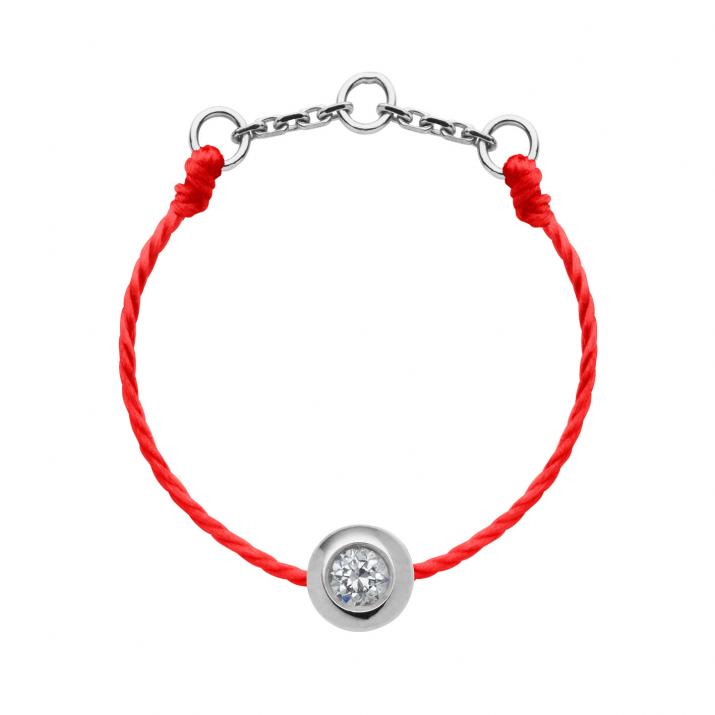 Anillo diamante 0.5ct  hilo en oro blanco - Redline - 0++