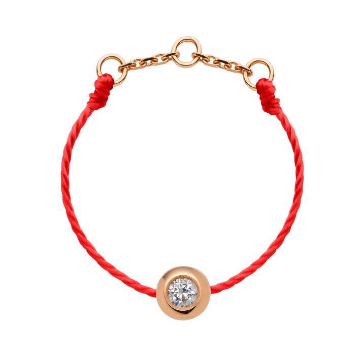 Anillo diamante 0.5ct  hilo en oro rosa - Redline - 0++