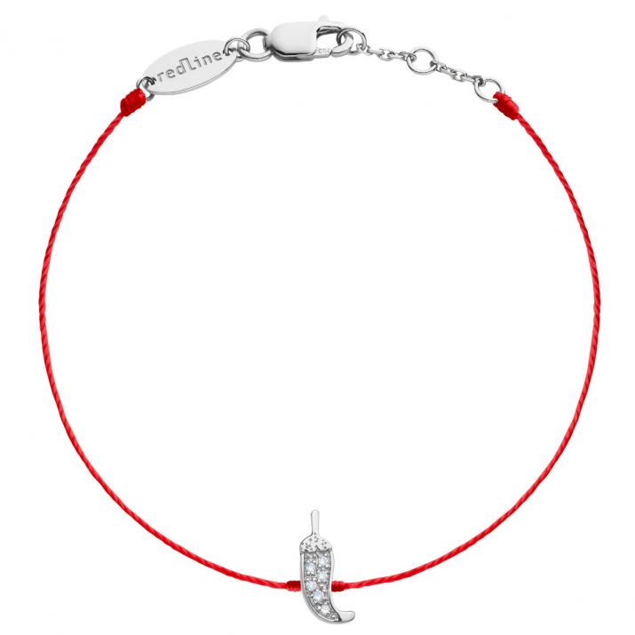 Pulsera en hilo diamante spicy Redline mujer en Oro Blanco - Redline - 0++