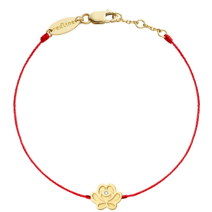 Pulsera en hilo Nymphéa Redline en Oro Amarillo - Redline - 0++