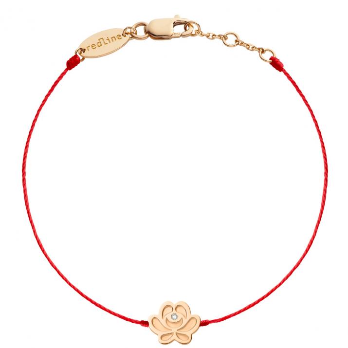Pulsera en hilo Nymphéa Redline en Oro Rosa - Redline - 0++