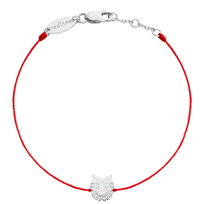 Pulsera en hilo diamante Dragon Redline en Oro Blanco - Redline - 0++