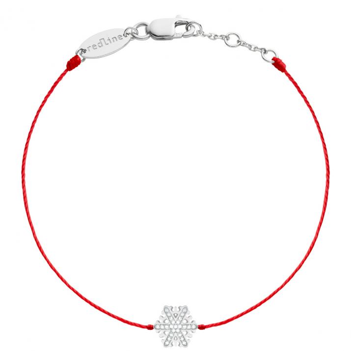 Pulsera en hilo diamante Flocon Redline en Oro Blanco - Redline - 0++