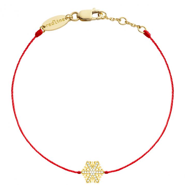 Pulsera en hilo diamante Flocon Redline en Oro Amarillo - Redline - 0++