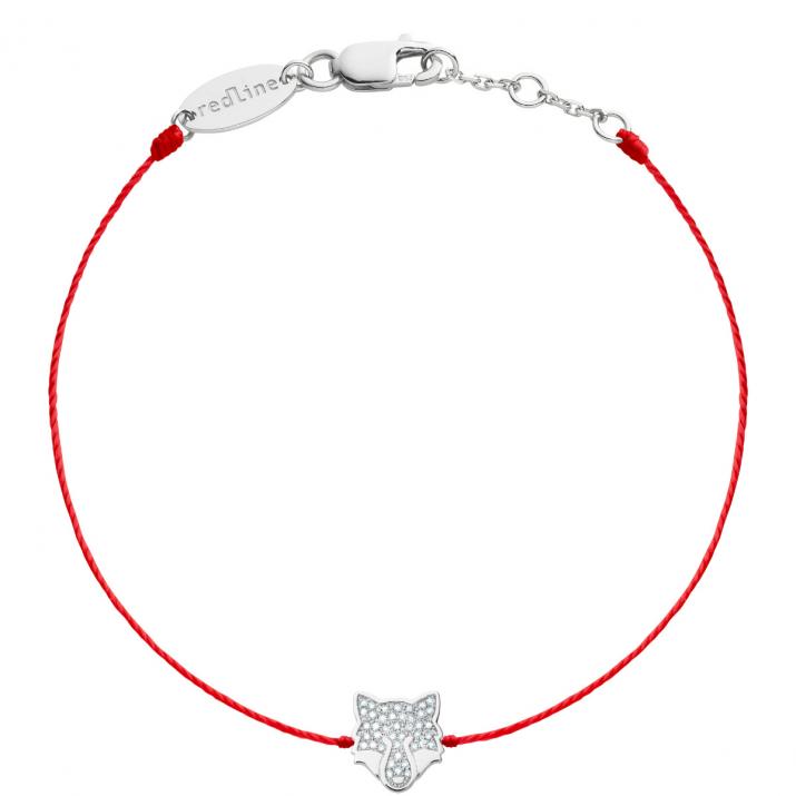 Pulsera en hilo diamante Fox Redline en Oro Blanco - Redline - 0++