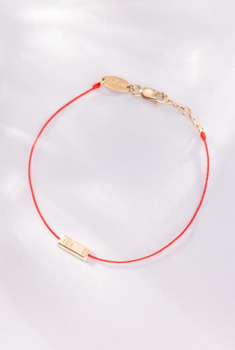 Pulsera fil Lingot d'or o rosa - Redline - 0++