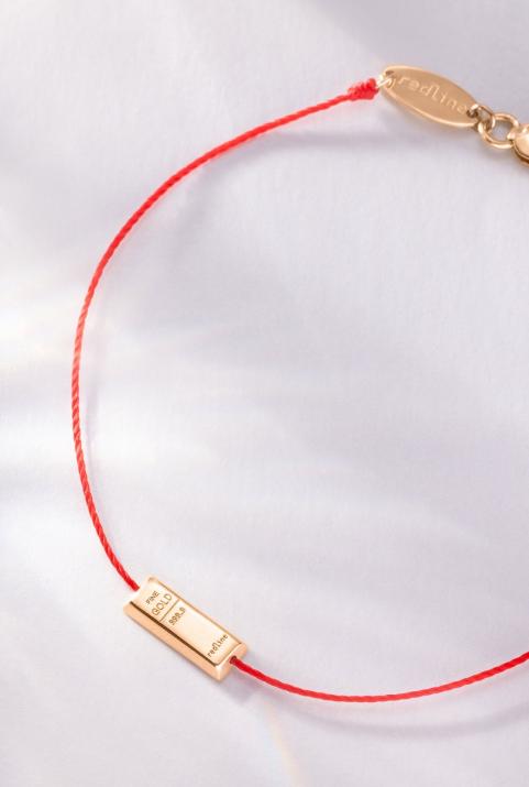 Pulsera fil Lingot d'or o rosa - Redline - 0++