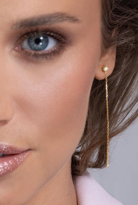 Pendiente Absolu cadena Oro Amarillo - Redline - 0++