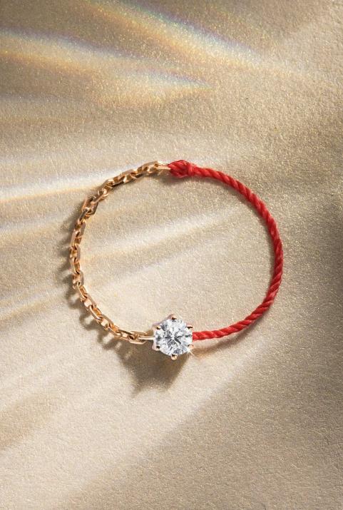 Anillo Absolu Double en Oro Rosa - Redline - 0++