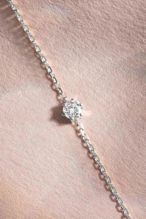 Pulsera en cadena con diamante So Absolu Redline en Oro Blanco - Redline - 0++
