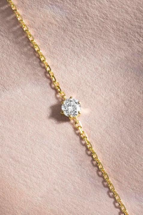 Pulsera en cadena con diamante So Absolu Redline en Oro Amarillo - Redline - 0++