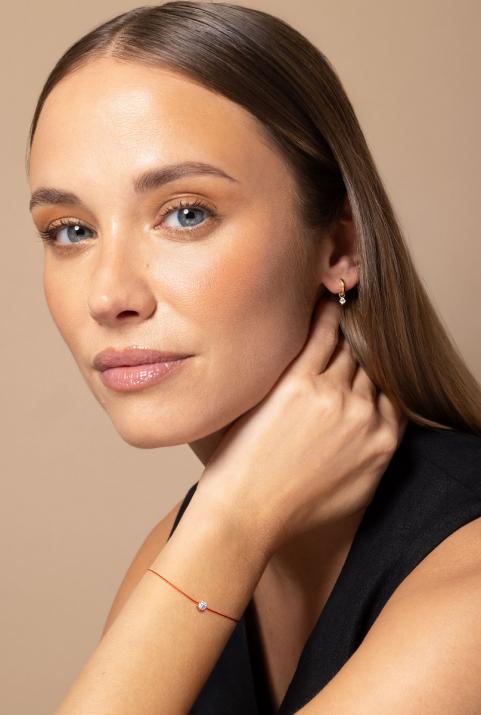 Bracelet absolu verdaderamente hilo de oro rosa - Redline - 0++
