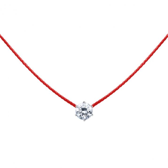 Collar de Hilo Truly Absolu Oro Blanco - Redline
