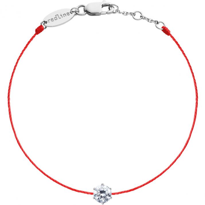Pulsera absolutamente hilo de oro blanco - Redline - 0++