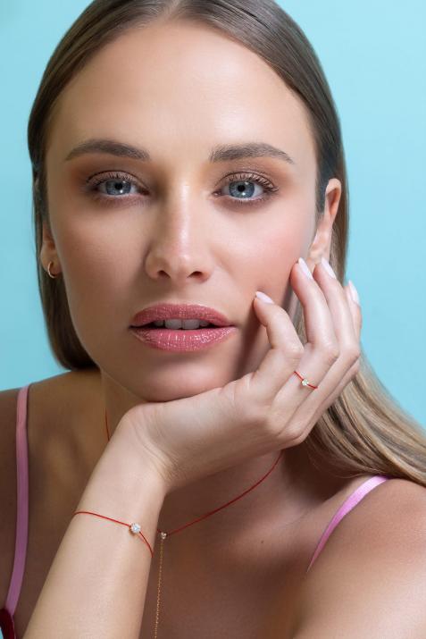 Brazalete de hilo profundamente absoluto oro rosa - Redline - 0++