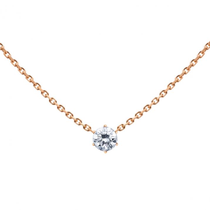 Collar de cadena locamente absoluto oro rosa - Redline - 0++