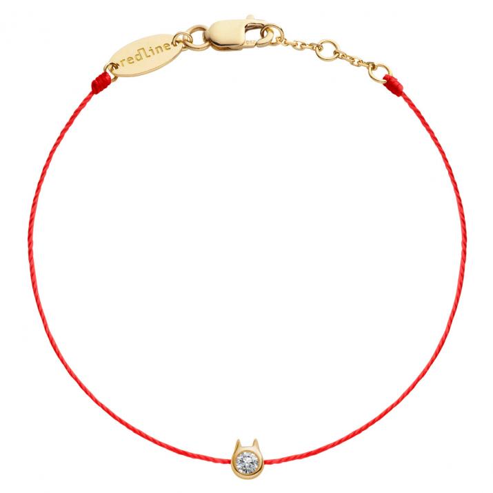 Pulsera Para Niños Mini Pure Cat Oro Amarillo - Redline