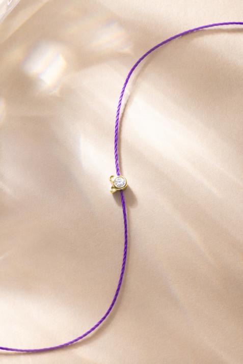 Pulsera Mini Pure Bear de hilo de oro amarillo - Redline - 0++