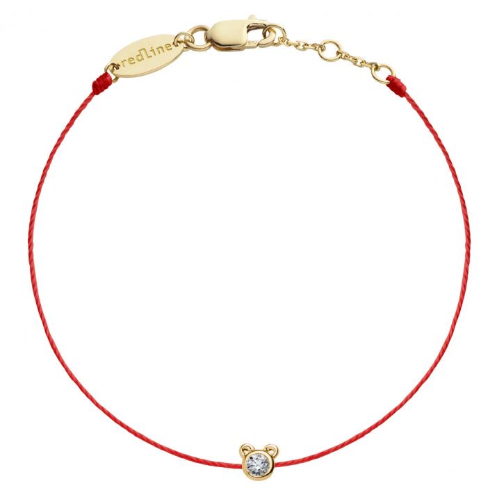 Pulsera Para Niños Mini Pure Bear Oro Amarillo - Redline - 0++