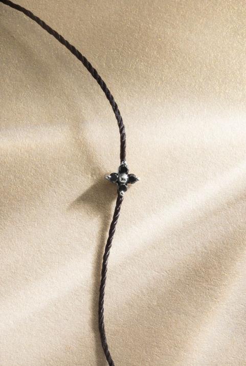 Pulsera brillante hilo de kcolor oro blanco - Redline - 0++