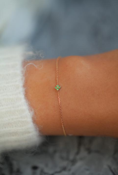 Pulsera de cadena Shiny Saphir Oro rosa - Redline - 0++