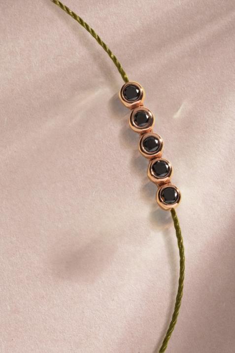 Bracelet para hombres River Kcolor Thread Pink Gold - Redline - 0++