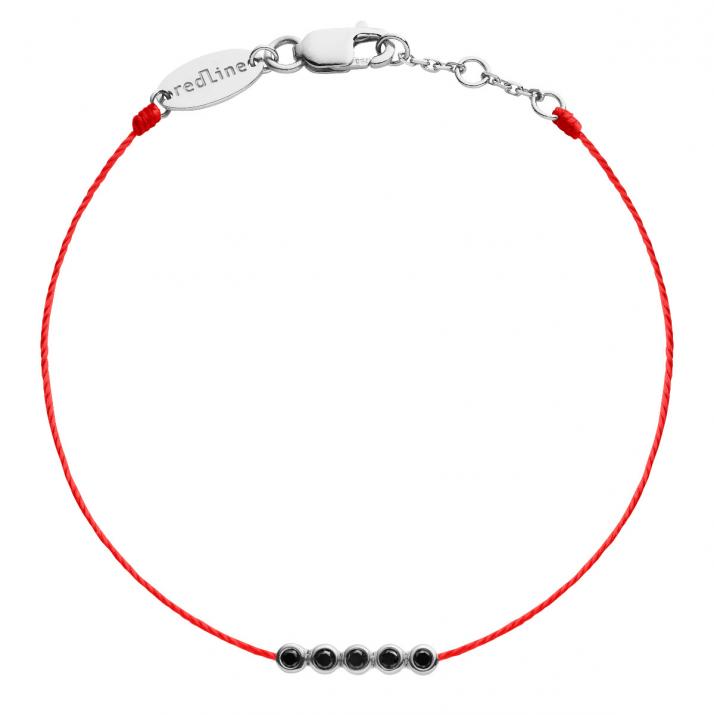 Pulsera para hombres río kcolor hilo de oro blanco - Redline - 0++