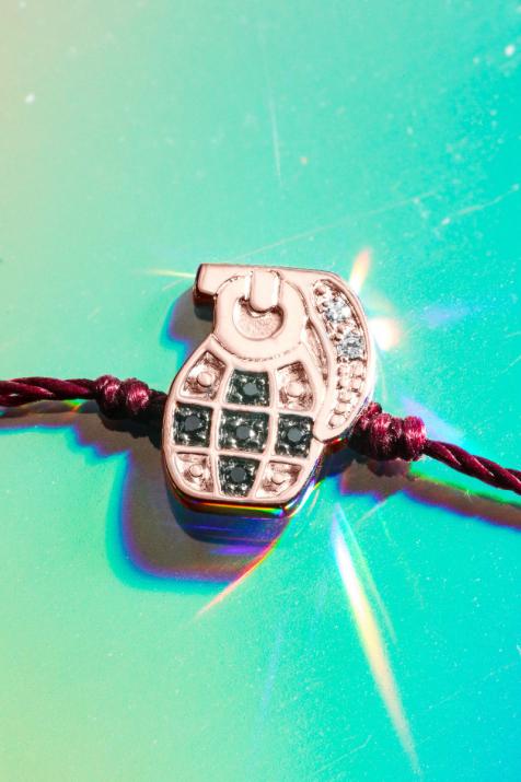 Boum Pulsera De Hilo De Oro De Oro Rosa - Redline - 0++