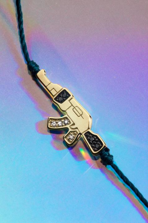 Pulsera Hombre Pan Pan Pan Hilo Oro Amarillo - Redline - 0++