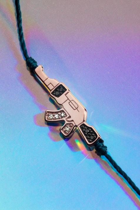 Pulsera Hombre Pan Pan Pan Hilo Oro Rosa - Redline - 0++