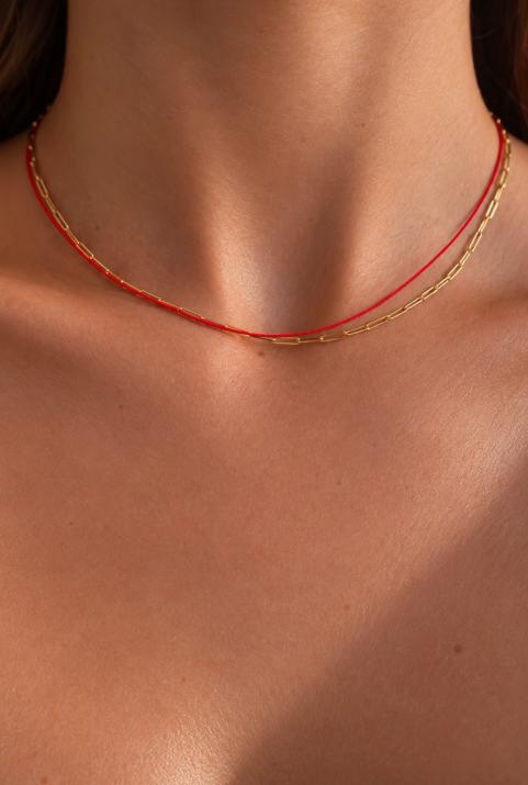 Collar My Way duo oro amarillo - Redline - 0++