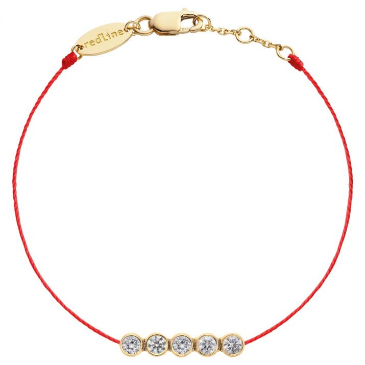 Pulsera Hilo HombreRiver 5 Pure Oro Amarillo - Redline - 0++