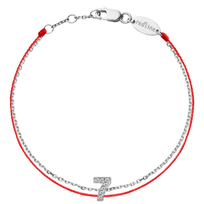 Mi número Pavé Diamonds Duo Pulsera Goldia Blanca - Redline - 0++