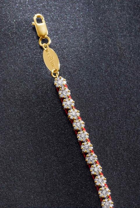 Bracelet Ilusion River Hilo De Oro Amarillo - Redline - 0++