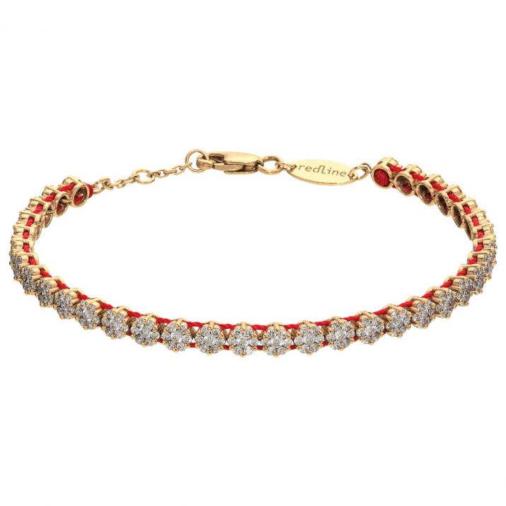 Bracelet Ilusion River Hilo De Oro Amarillo - Redline - 0++