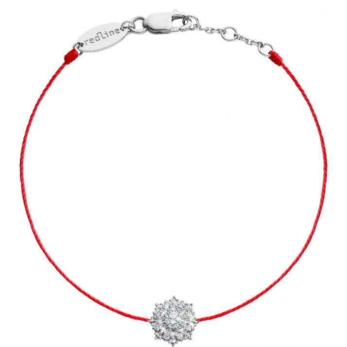 Pulsera Hilo Soleado Oro Blanco - Redline - 0++