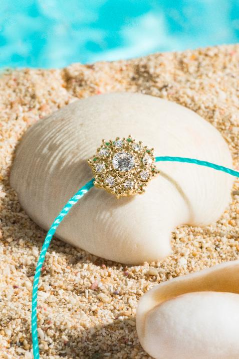 Pulsera Hilo Soleado Oro Amarillo - Redline - 0++