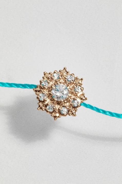 Pulsera Hilo Soleado Oro Rosa - Redline - 0++