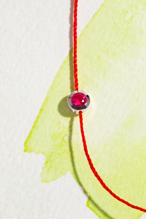 Pulsera Pura Pulsera De Oro Blanco - Redline - 0++