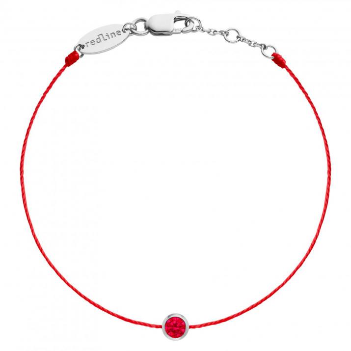 Pulsera Pura Pulsera De Oro Blanco - Redline - 0++