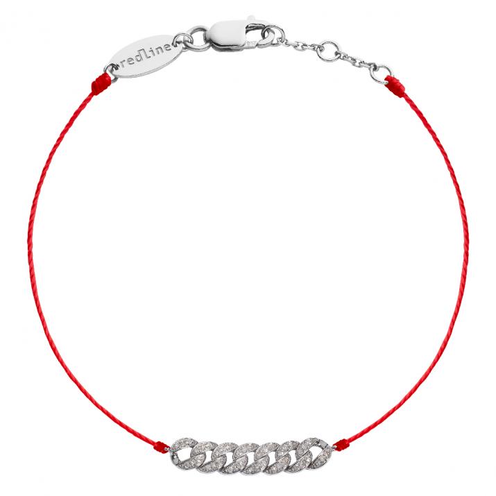 Pulsera Anillo Links Oro Blanco - Redline - 0++
