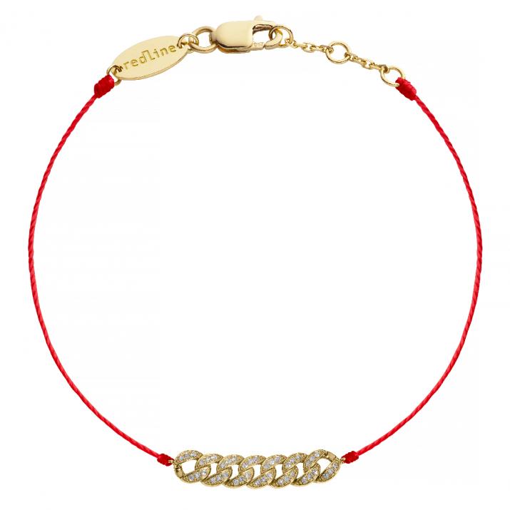 Pulsera Anillo Links Oro Amarillo - Redline - 0++