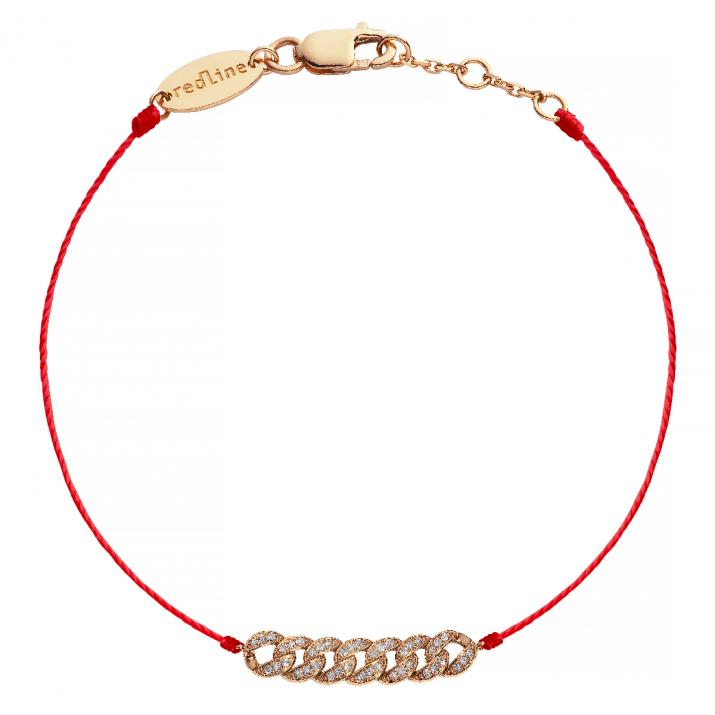 Pulsera Anillo Links Oro rosa - Redline - 0++