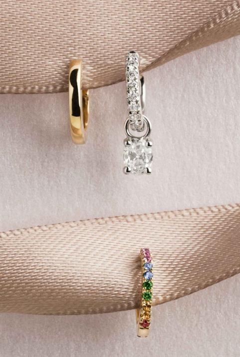 Colgante Baronne Charm Oro Blanco - Redline - 0++