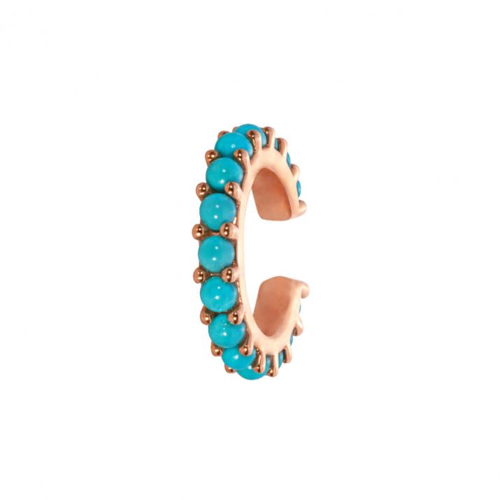 Pendiente Ear Cuff Si Joli Turquoise Oro rosa - Redline - 0++