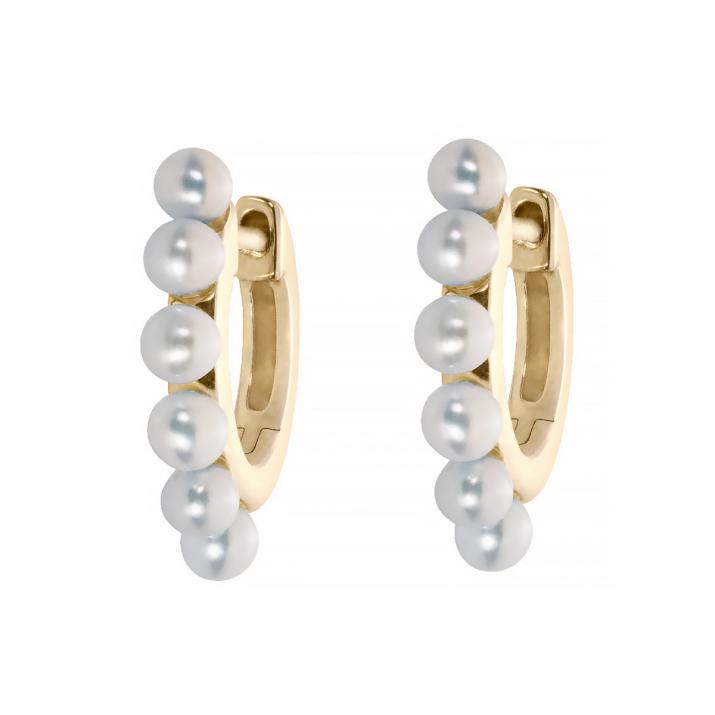 Pendiente Si Joli Mini Creole Queen Oro Amarillo - Redline